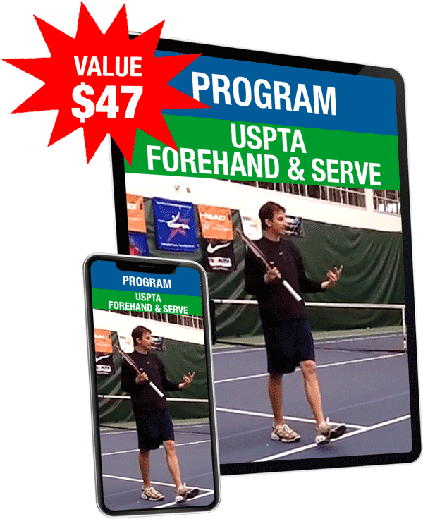 forehand and serve